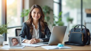 conseils pratiques et soutien pour un retour au travail réussi après l'arrivée de bébé, en conciliant vie professionnelle et vie familiale.