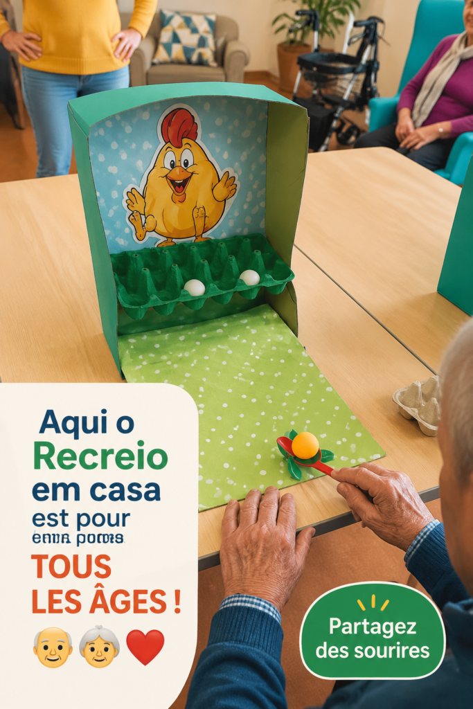 Activités ludiques à partager en famille, rassemblant plusieurs générations autour des jeux.