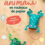 Collection d'animaux créatifs en rouleaux de papier colorés