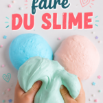 Image de différents slimes colorés faits maison