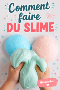 Image de différents slimes colorés faits maison