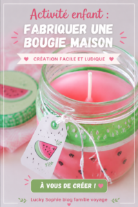 Enfants en train de fabriquer des bougies maison ensemble.