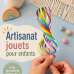 Enfants jouant avec des jouets artisanaux faits main