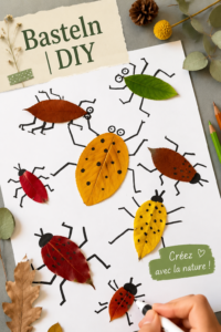 Décoration automnale DIY avec des feuilles et des citrouilles