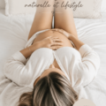 Photo de femme enceinte en pleine nature, capturant l'essence de la maternité