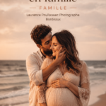 Séance photo en famille pendant la grossesse à Bordeaux