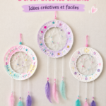 Un attrape-rêves coloré fabriqué par des enfants, représentant la créativité et l'évasion.