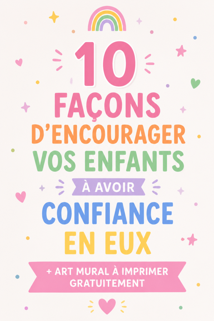 Illustration d'enfants jouant ensemble, illustrant le développement de la confiance en soi.