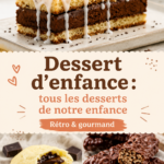 Une assiette de desserts traditionnels tels que le gâteau au yaourt et le riz au lait, symboles d'une douce enfance.