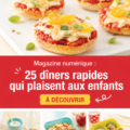 Un plat coloré et appétissant de dîners rapides pour enfants, prêt à servir.