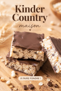 Kinder Country maison décoré sur une table