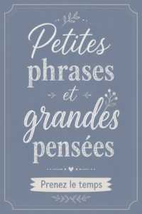 Une collection de citations inspirantes sur fond apaisant.