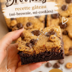 Recette de brookies maison, un mélange délicieux de brownie et cookie