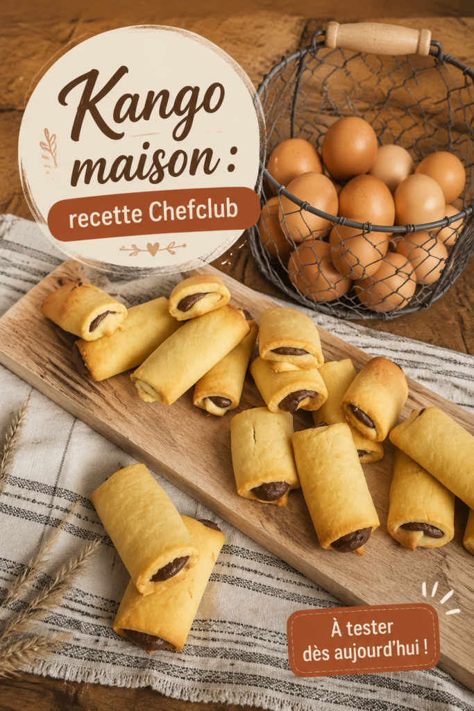 Recette de Kango maison préparée à la Chefclub, présentée sur une table avec des ingrédients frais.