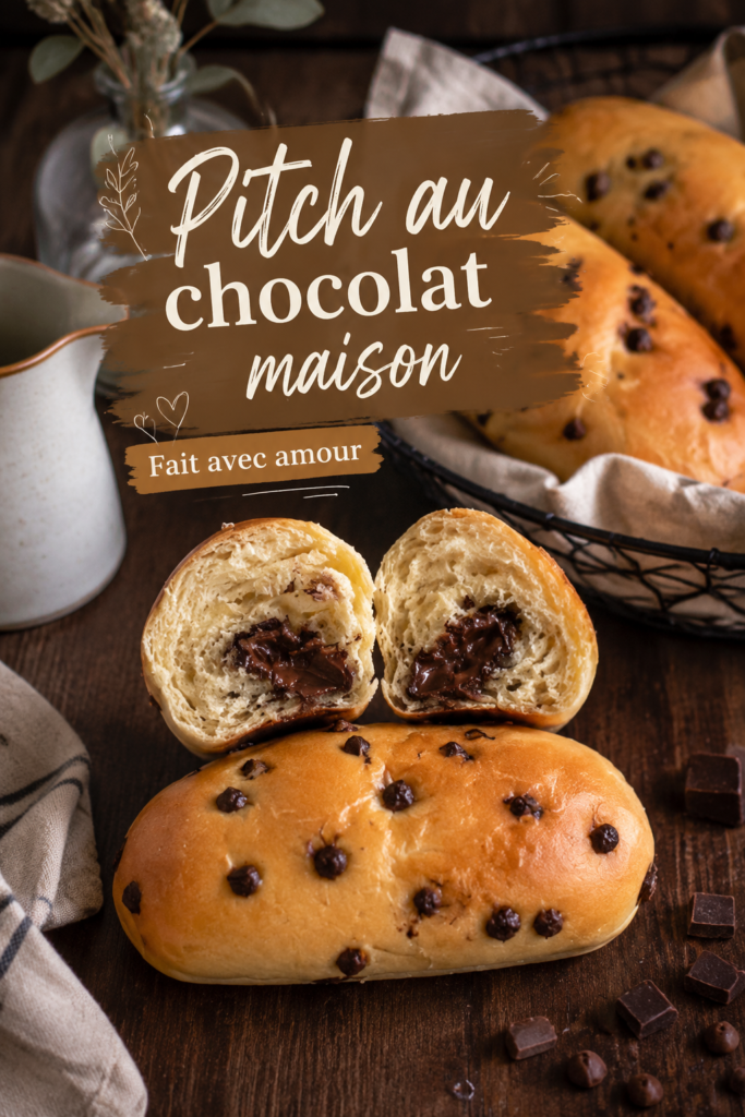 Un délicieux pitch au chocolat maison sur une assiette, prêt à être dégusté.