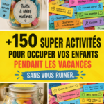 Un groupe d'enfants s'amusant à des activités créatives à l'extérieur.
