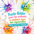 Enfants en train de peindre des œuvres d'art en utilisant de la peinture à l'eau