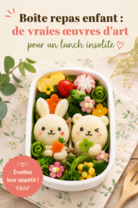Boîte repas colorée et appétissante pour enfant avec fruits et légumes