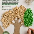 Décoration murale créative inspirée de la nature dans une chambre d'enfant