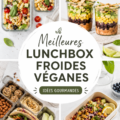 Des lunchbox colorées avec des repas végétaliens, prêtes pour les enfants.