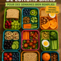 Idées de lunch box saines pour enfants garnies de légumes et protéines