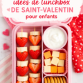 Lunchbox colorées et créatives pour la Saint-Valentin