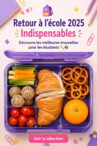 Une sélection d'articles scolaires pour la rentrée 2025 avec des fournitures essentielles.