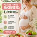 Menus équilibrés pour femmes enceintes avec différents plats nutritifs
