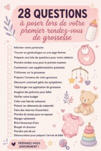 Une femme enceinte chez le médecin discutant de ses préoccupations prénatales.
