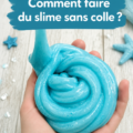 Un bol de slime coloré fait sans colle, prêt à être joué par des enfants.