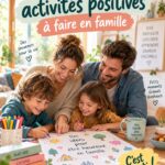 Une famille heureuse partageant des moments de convivialité ensemble.
