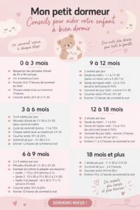 Une maman lisant une histoire à son enfant dans une chambre douillette avant le sommeil.