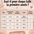 Bébé avec un paquet de couches adaptées à sa taille.