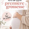 Femme enceinte durant sa première grossesse, avec un ventre arrondi et un sourire radieux.
