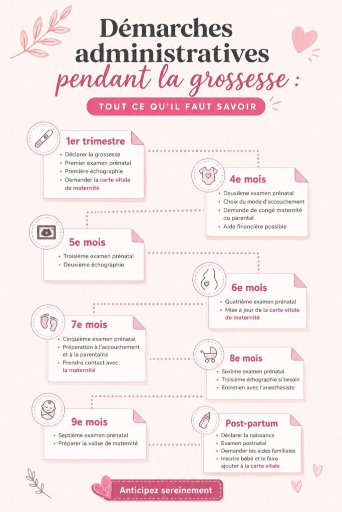 Futures mamans consultant un guide des démarches administratives