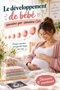 Un bébé joyeux pendant son développement semaine après semaine