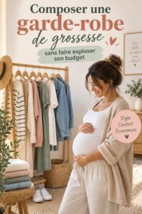 Montage de vêtements de maternité économiques et stylés pour future maman