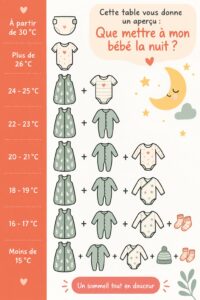 Bébé avec une tenue de nuit confortable, prêt pour la nuit.