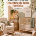 Chambre de bébé décorée avec des couleurs douces et des accessoires tendance.