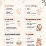 Image d'une chambre de bébé prête avec des accessoires essentiels pour le retour à la maison.