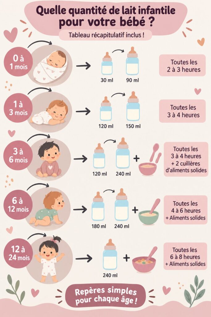 Une mère donnant un biberon à son nouveau-né, représentant un moment de tendresse et de nutrition.
