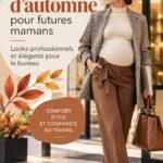 Tenues d'automne pour femmes enceintes, élégantes et professionnelles.