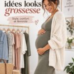 Vêtements de grossesse stylés affichant divers looks