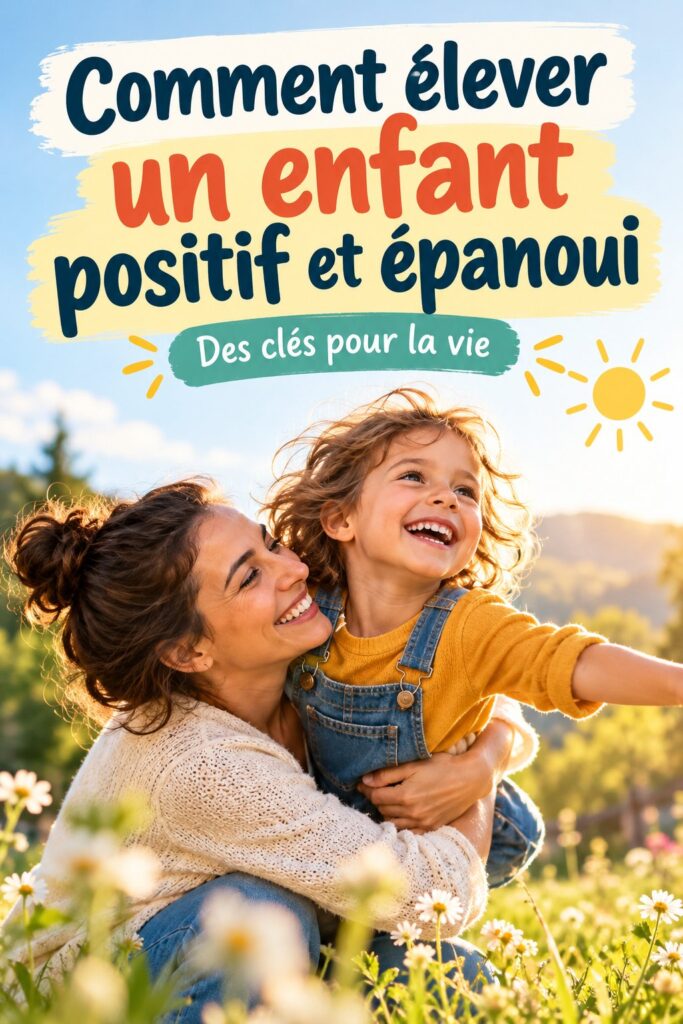 Un enfant souriant jouant dans un parc, représentant l'épanouissement et la joie de vivre.