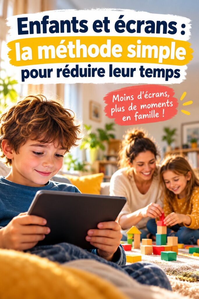 Enfants jouant ensemble dans un parc, loin des écrans.