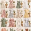 Mode future maman pour un baby shower avec une élégante robe