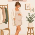 Tenues décontractées et à la mode pour futures mamans adaptées à toutes les occasions.